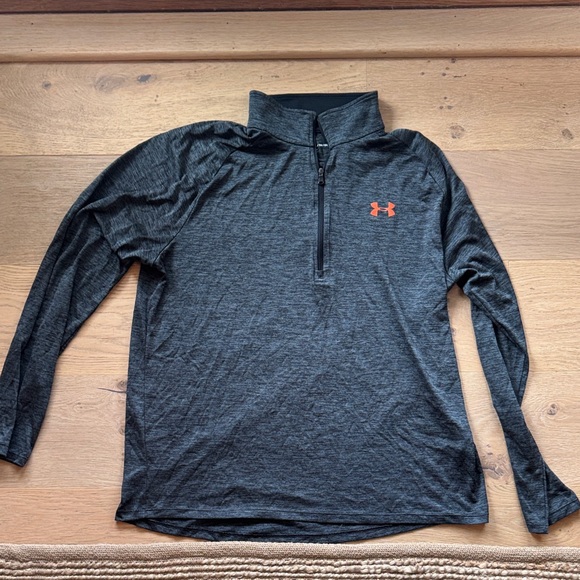 Under Armour Heather Gray Quarter-Zip - Picture 1 of 4